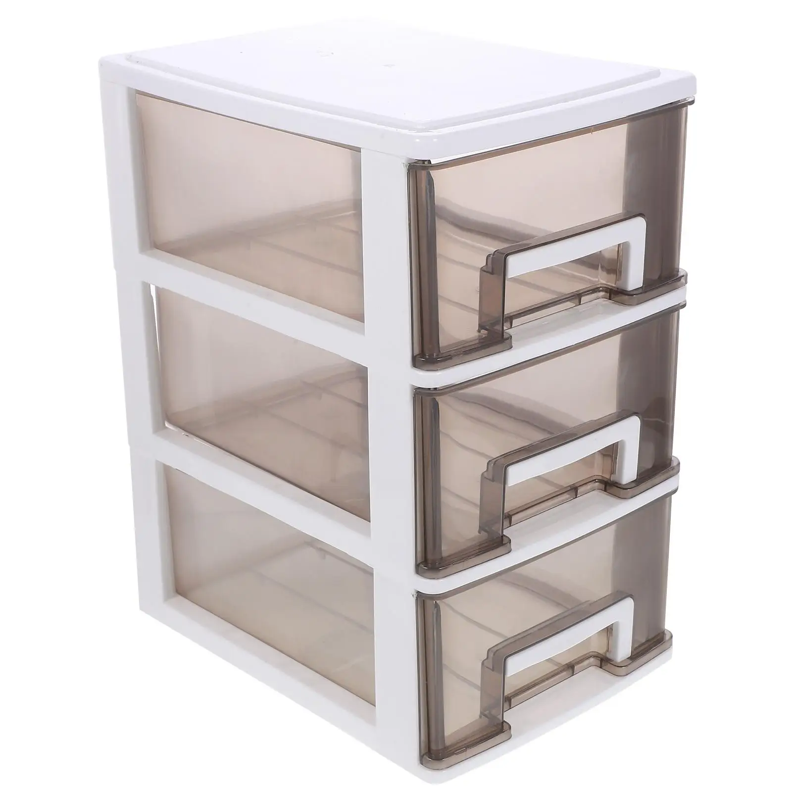 

Stylish Storage Drawers Box Multi Layer Black Office Cabinet Plastic Box Organizer Jewelry Glasses Holder Portable
