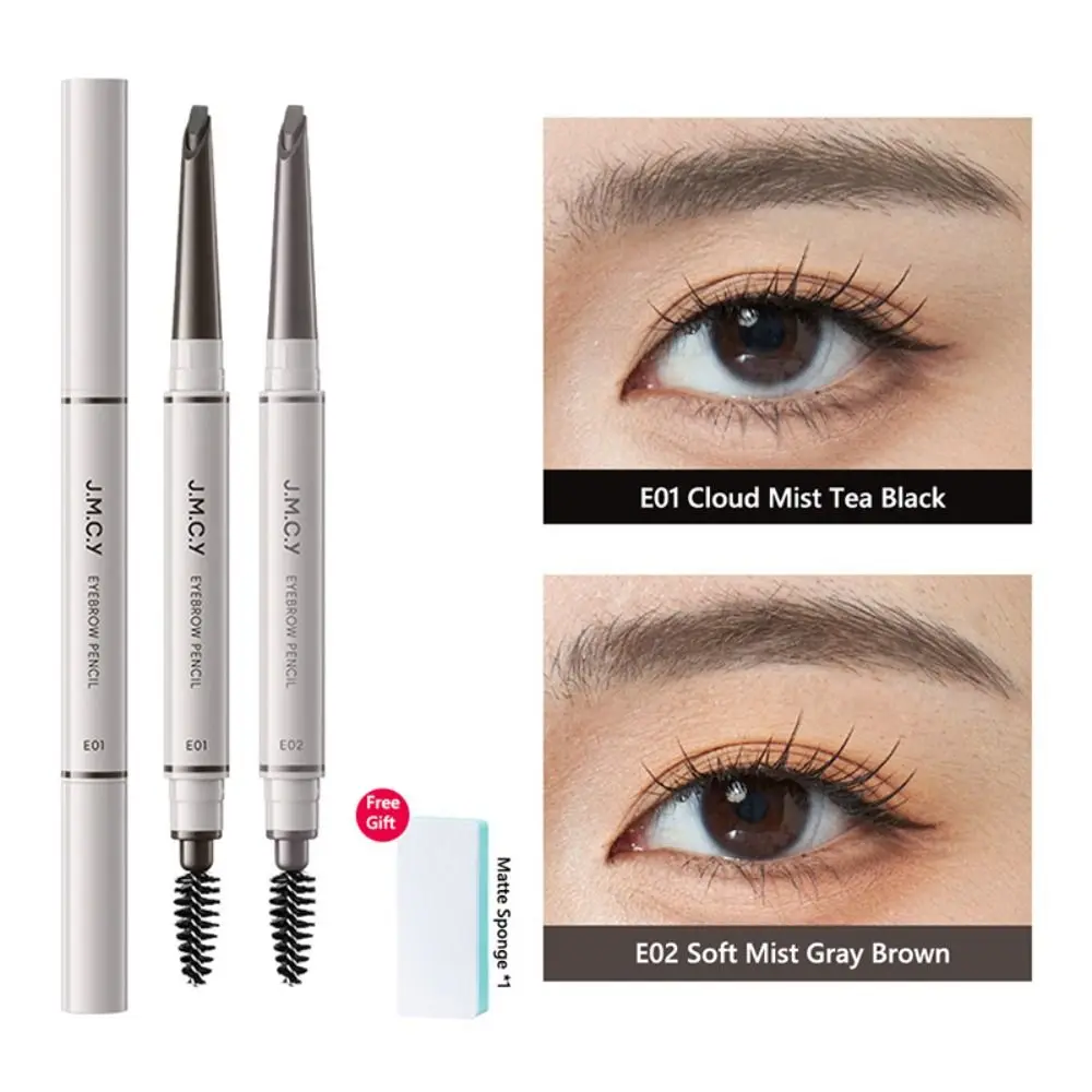 Crayons à sourcils sans affûtage pour femmes, résistant à la sueur, teinte longue durée, coups définis, stylo à sourcils d'apparence sauvage
