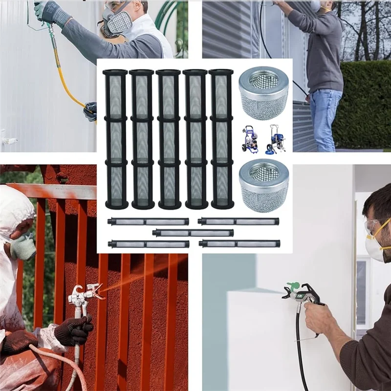 M12K-استبدال شاشات تصفية الرش بدون هواء لبخاخ الطلاء 695 795 1095 1595 3900-تشمل عدة 244067 181072 287032