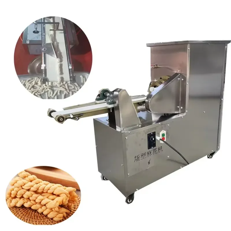 Automatic Fried Dough Twister Machine Chinese Traditional Snack Crispy Bread Twister Processor