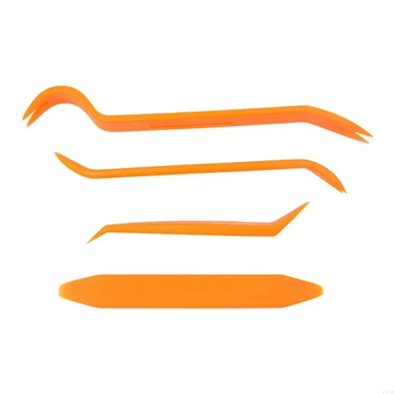 Radio Trim Removal Tool Puller Pry Bar Pry Tool for Door Panel Remover 4x 72XB