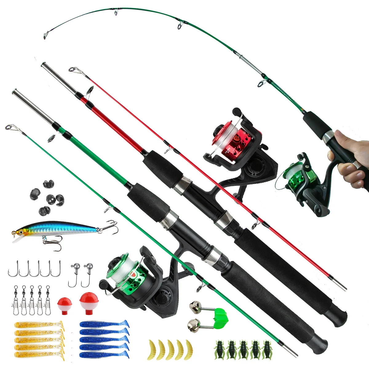 

Children's fishing rod, fishing gear, rod wheel set, fishing rod, beginner, beginner, portable rod wheel, lure rod