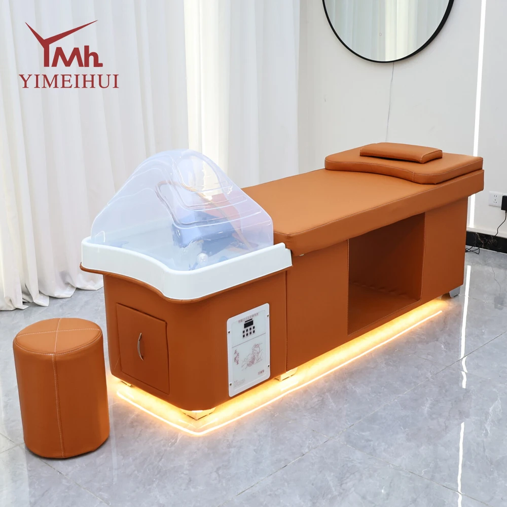 

High-End Scalp Wellness Device Thai Fumigation Temp Control Multi Functional Upgraded Water Circulation Head Therapy Bed