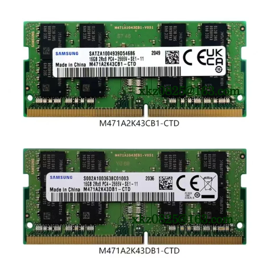 New Original DDR4 16G 2666MHz 2Rx8 PC4-2666V M471A2K43CB1-CTD M471A2K43DB1-CTD Notebook Memory Module