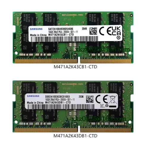 New Original DDR4 16G 2666MHz 2Rx8 PC4-2666V M471A2K43CB1-CTD M471A2K43DB1-CTD Notebook Memory Module