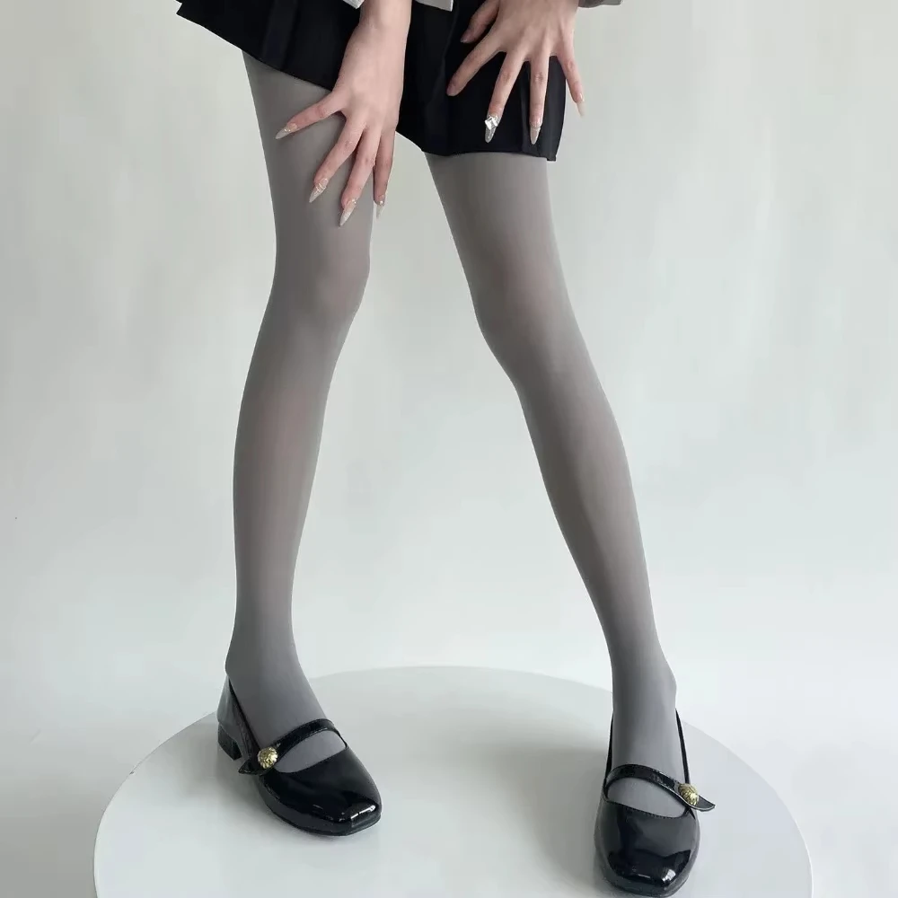 New Color Velvet Pantyhose Simple Solid Color Thin Candy Color Versatile Bottom Socks Tights
