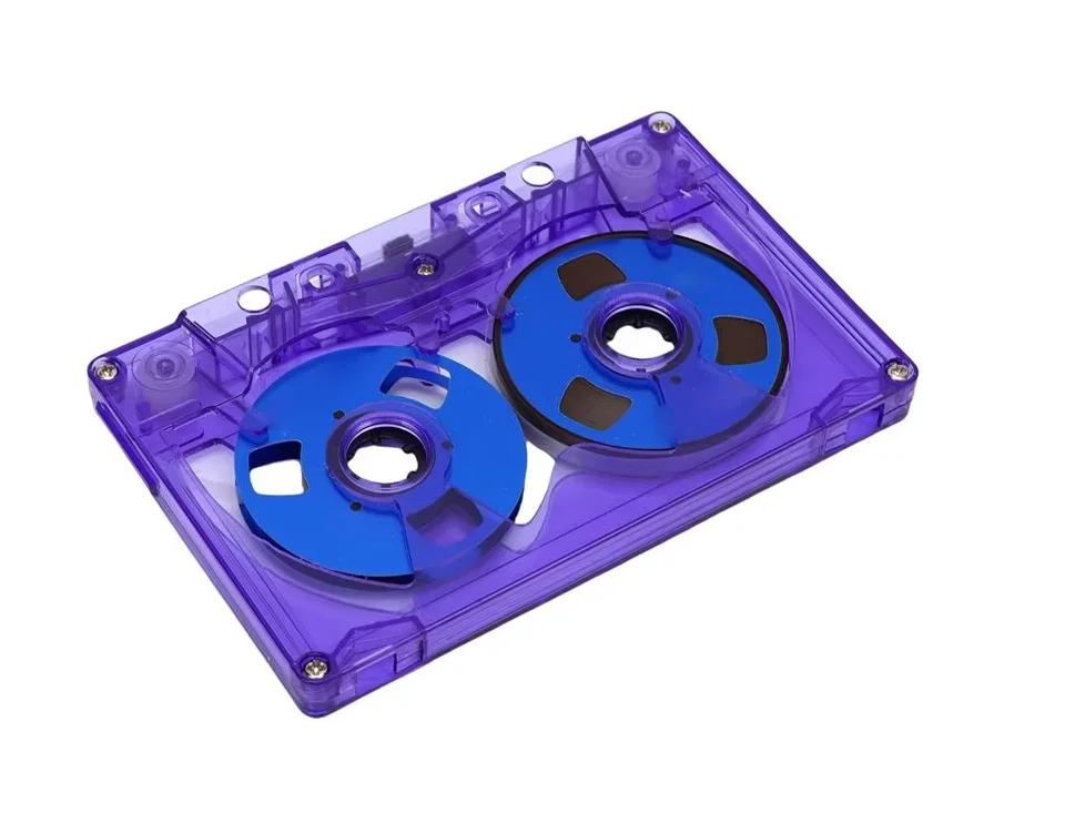 

High quality, stable and fast blank audio tape customizable fdhsfcbh safqwgh recordable transparent audio tape
