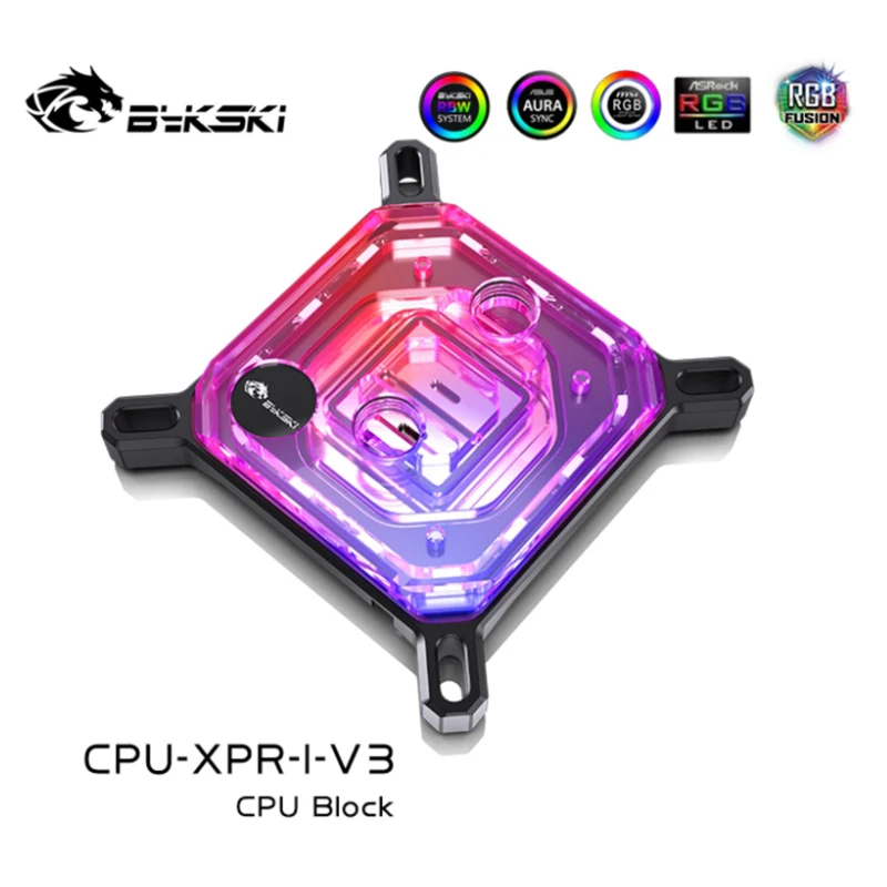 Bykski CPU Water Block 本体 AM4、5用 Bykski CPU Water Block For Intel LGA1700/1200/AM5/AM4 , Liquid