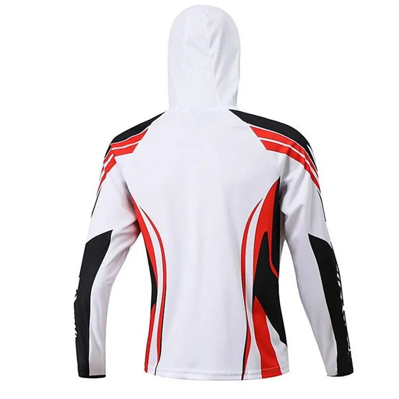 Long Sleeve Anti-UV Comfortable Men's Sublimation Fishing Hoodie High-Quality Round Neck Printing Fishing Clothing