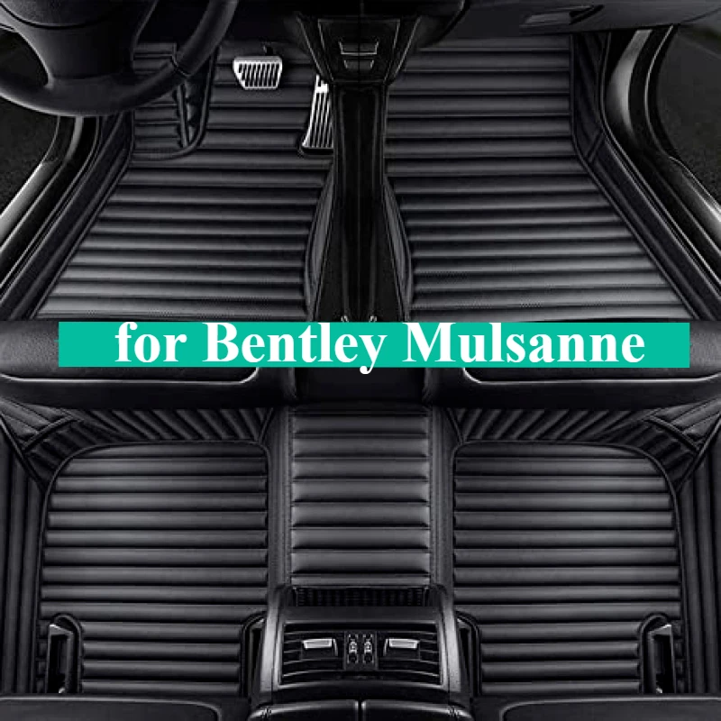 Custom Car Floor Mats for Bentley Mulsanne 2011-2020 Fashion Interior Accessories Auto leather Carpet Rugs Coche Trunk cushion