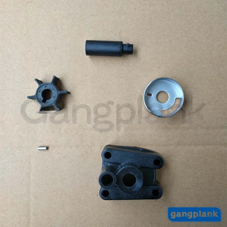 Universal Outboard Engine Water Pump Impeller Kit Water Pump System for Yamaha 2/4-stroke F6 T6 T5 Rubber Steel Bowl Assembly