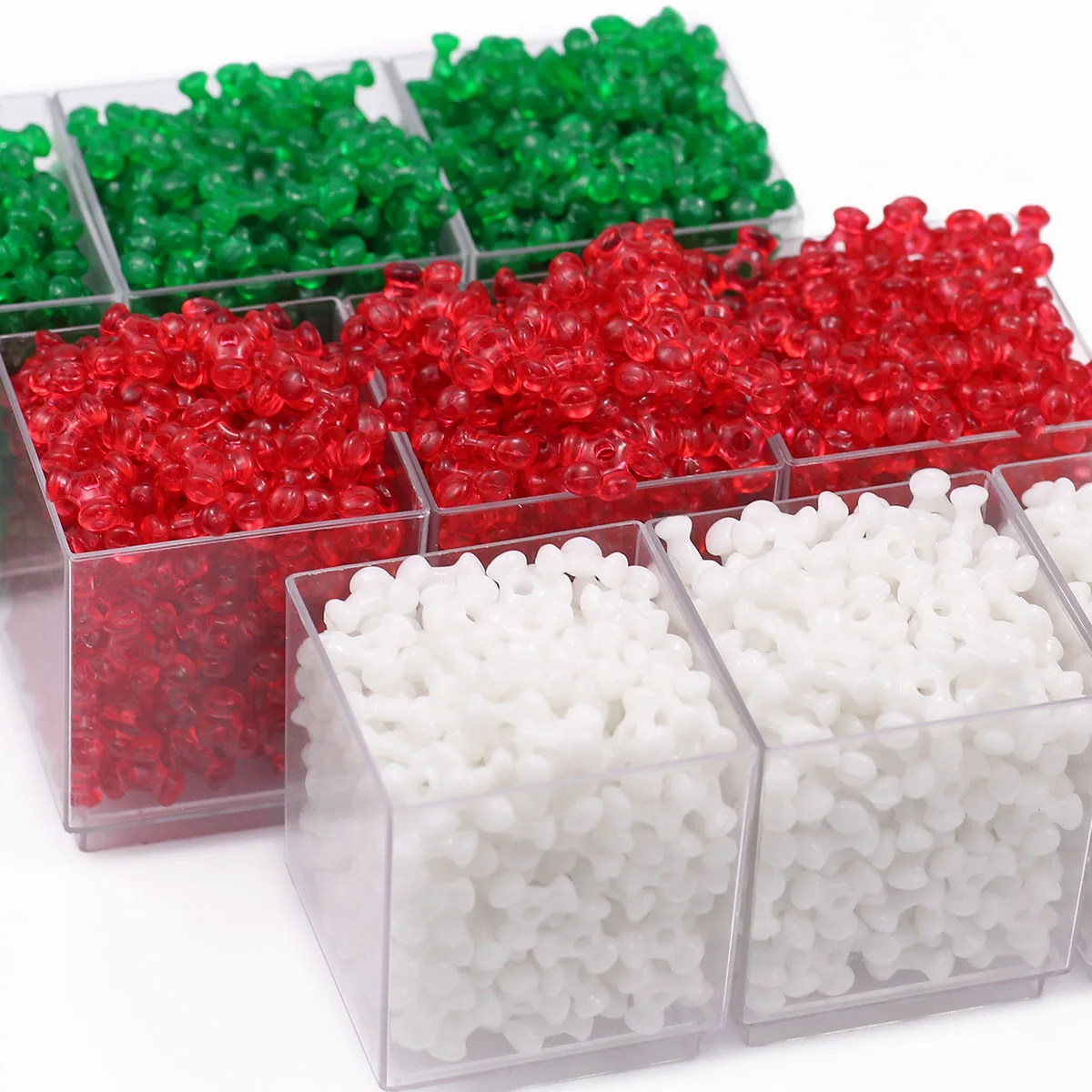 10 mm Acryl-Dreizackperlen – mehrfarbige handgefertigte DIY-Schmuckherstellung, Perlen, lose Perlen, Zubehör