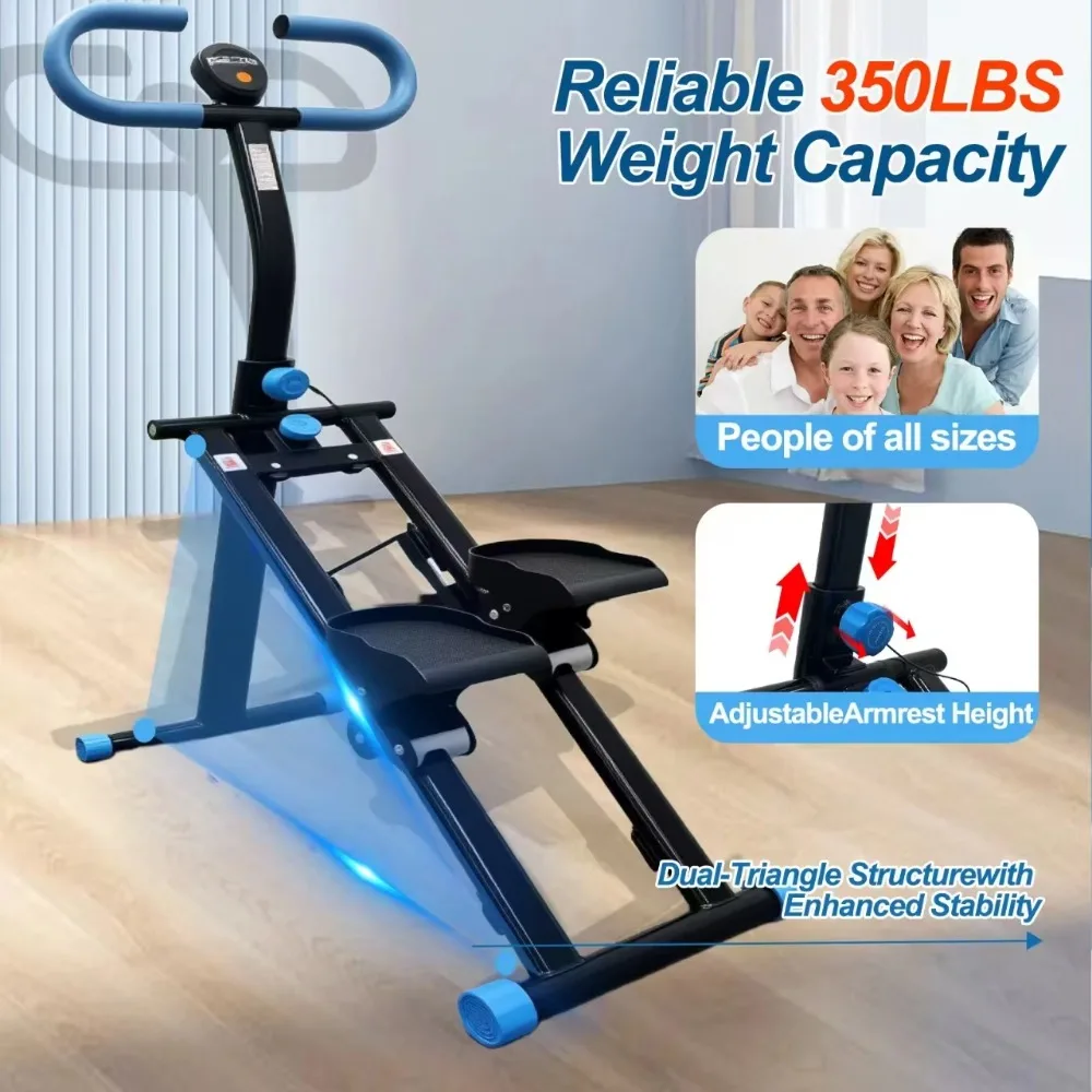 New Design Full Exercise Climbing Machine Home Stair Climber Leg Slim Light Foldable Stair Stepper 150KG Capacity 1 Year