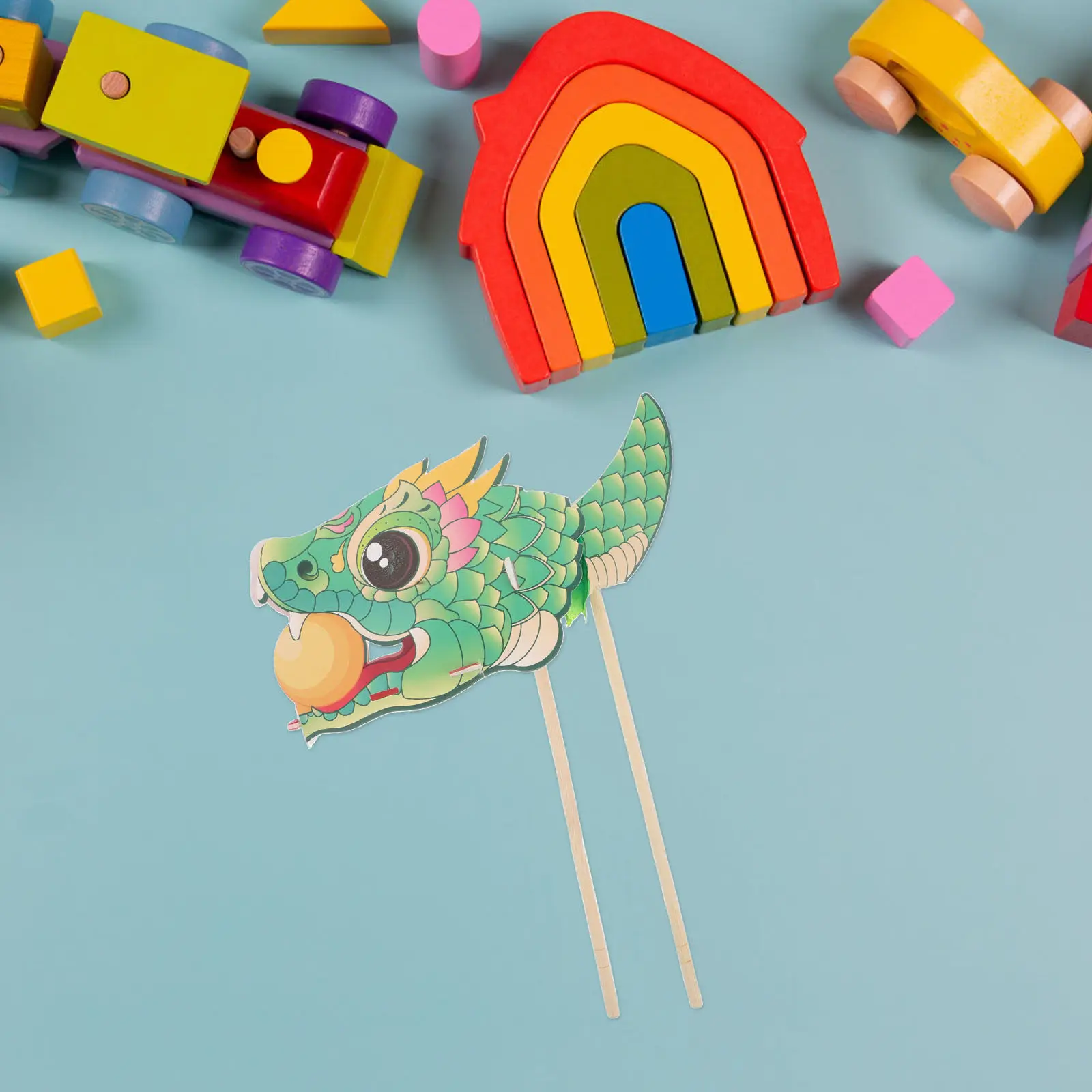 Chinese Paper Snake DIY Craft Kit for Kids Handheld Moveable New Year Snake Year Celebration Party Decorations