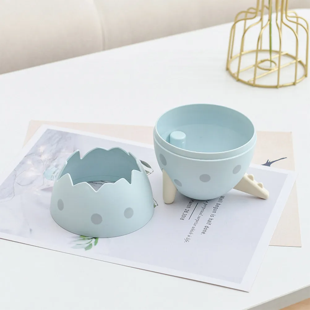 

3pcs Egg Shaped Desktop Pens Organizer Stationery Holder Makeup Brush Supplies Container Desk Organizers Cartoon