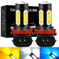 2pcs H11 H8 H9 LED Fog Lamp Yellow White 9006/HB4 9005/HB3 H27 881 Car Automobile Bulb Lamp Auto Fog Light 12V 6000K 3000K 8000K