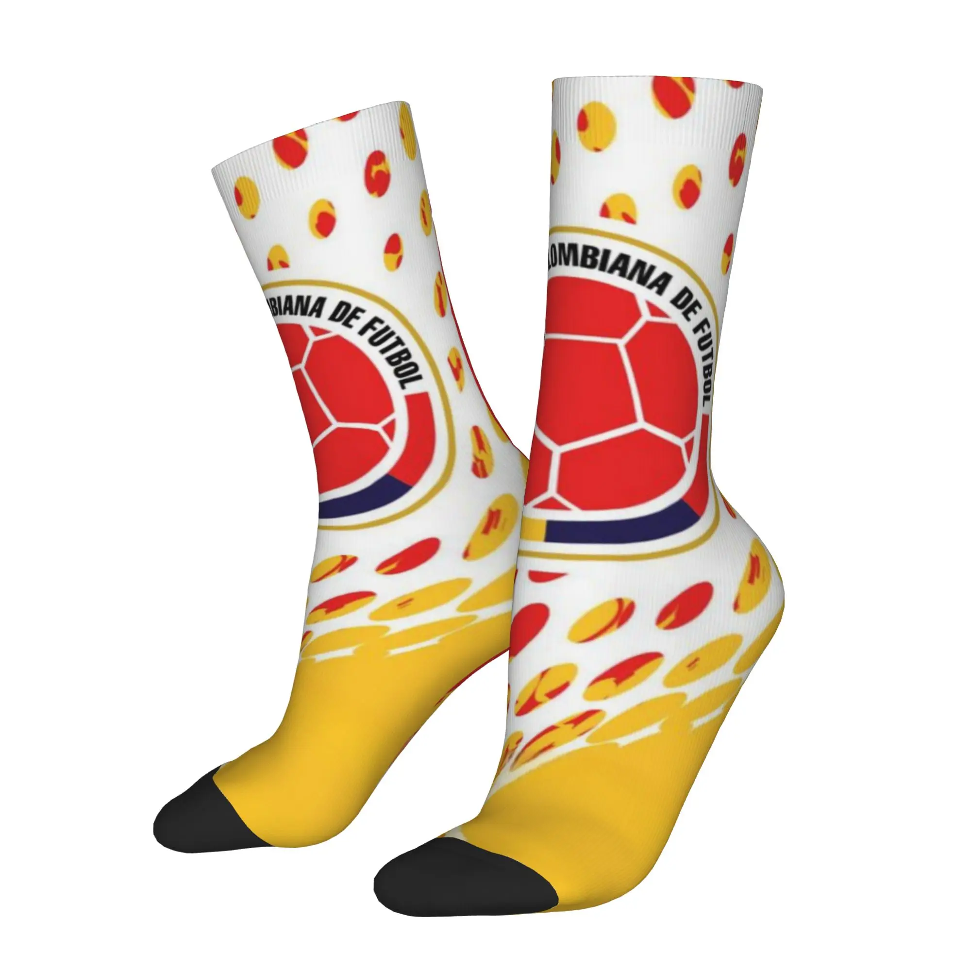 Hip Hop Vintage Colombia Crazy Men's compression Socks Unisex  Harajuku Seamless Printed Funny Sock Match Day Essentials