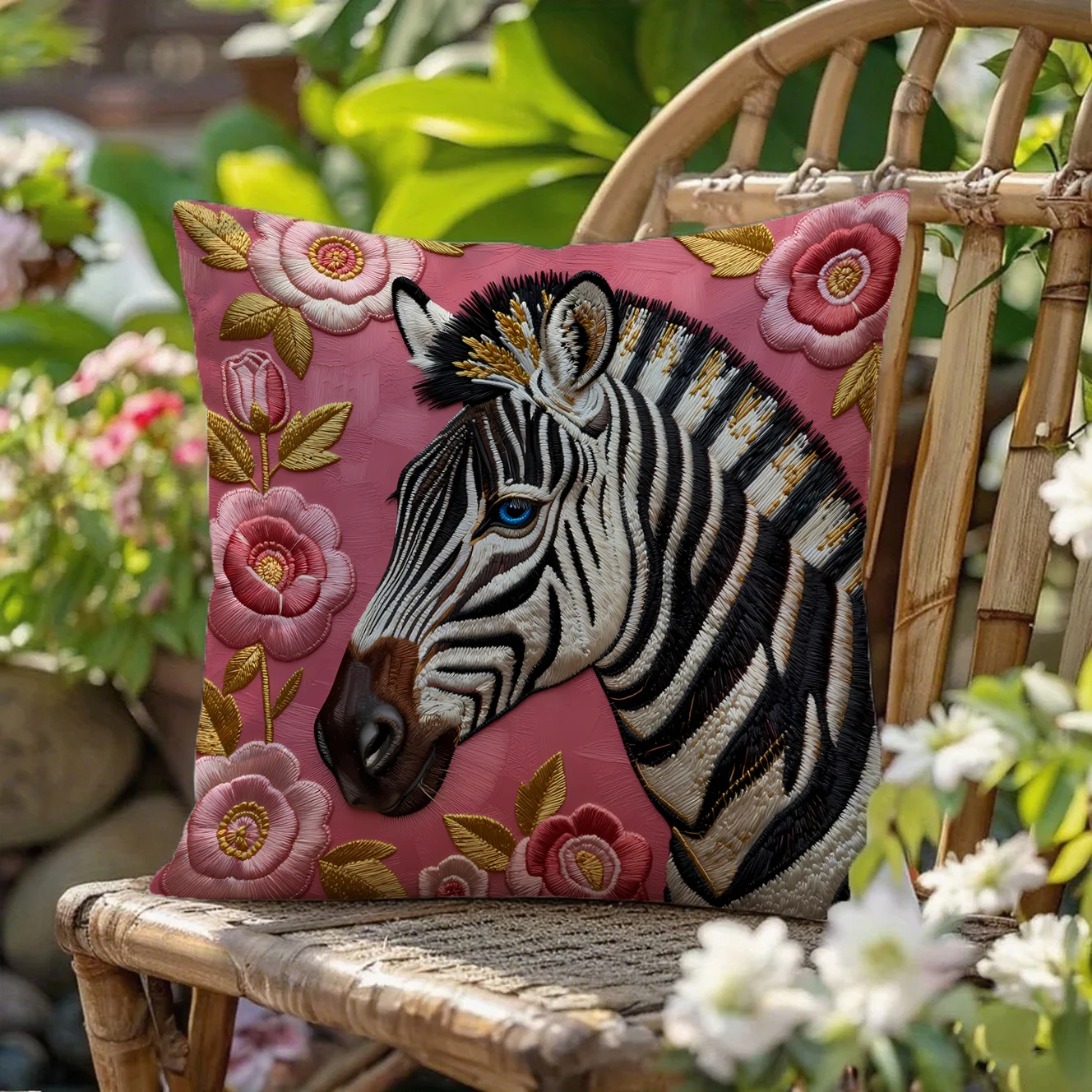 New on the pillowcase: zebra, cute cat, cute pet dog, sheep and other colorful patterns 2d graphic printing
