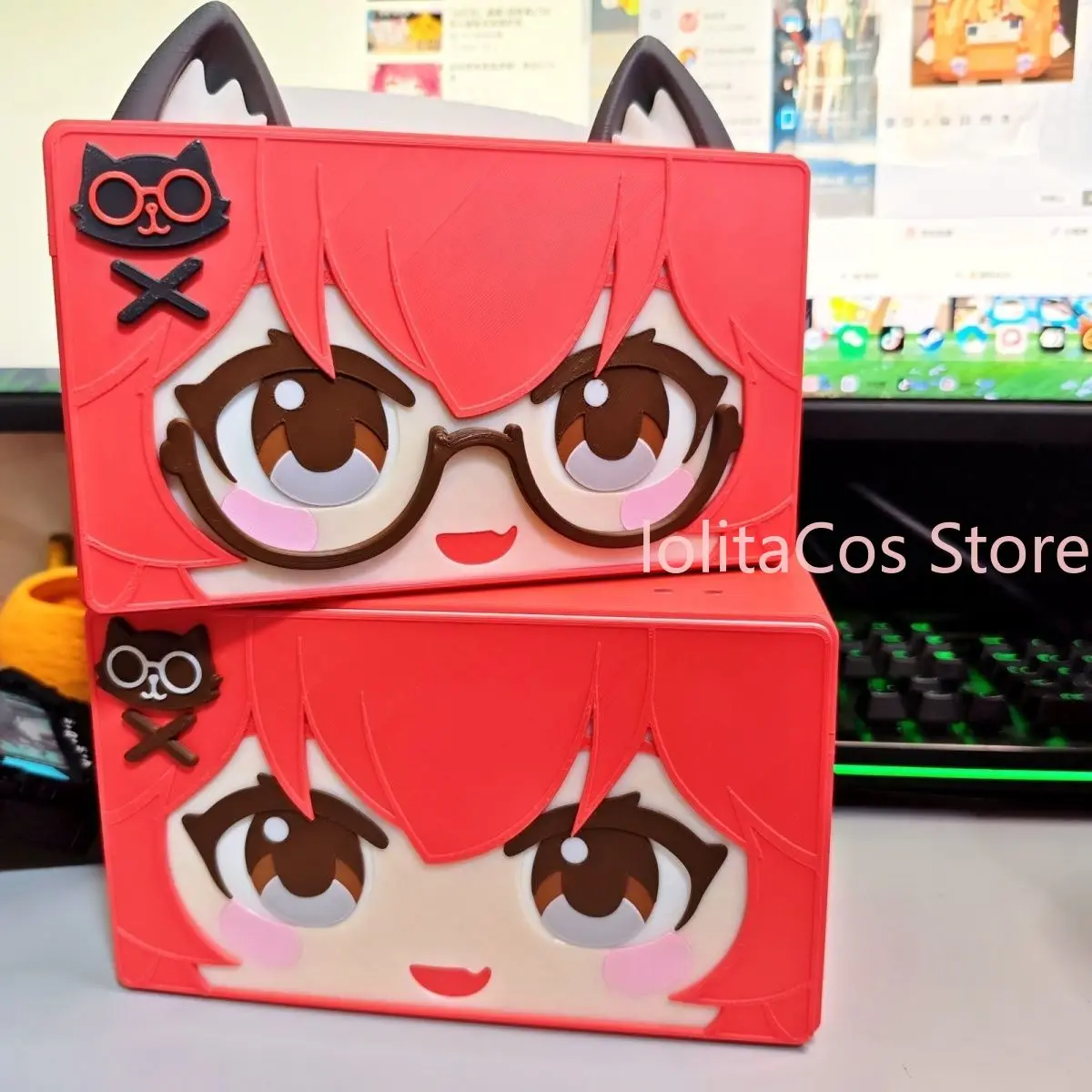 

Neverness To Everness Nanally Coluccis Kawaii 3d Printed Tissue Box Anime Storage Box Desktop Ornament Collection Gift Cosplay