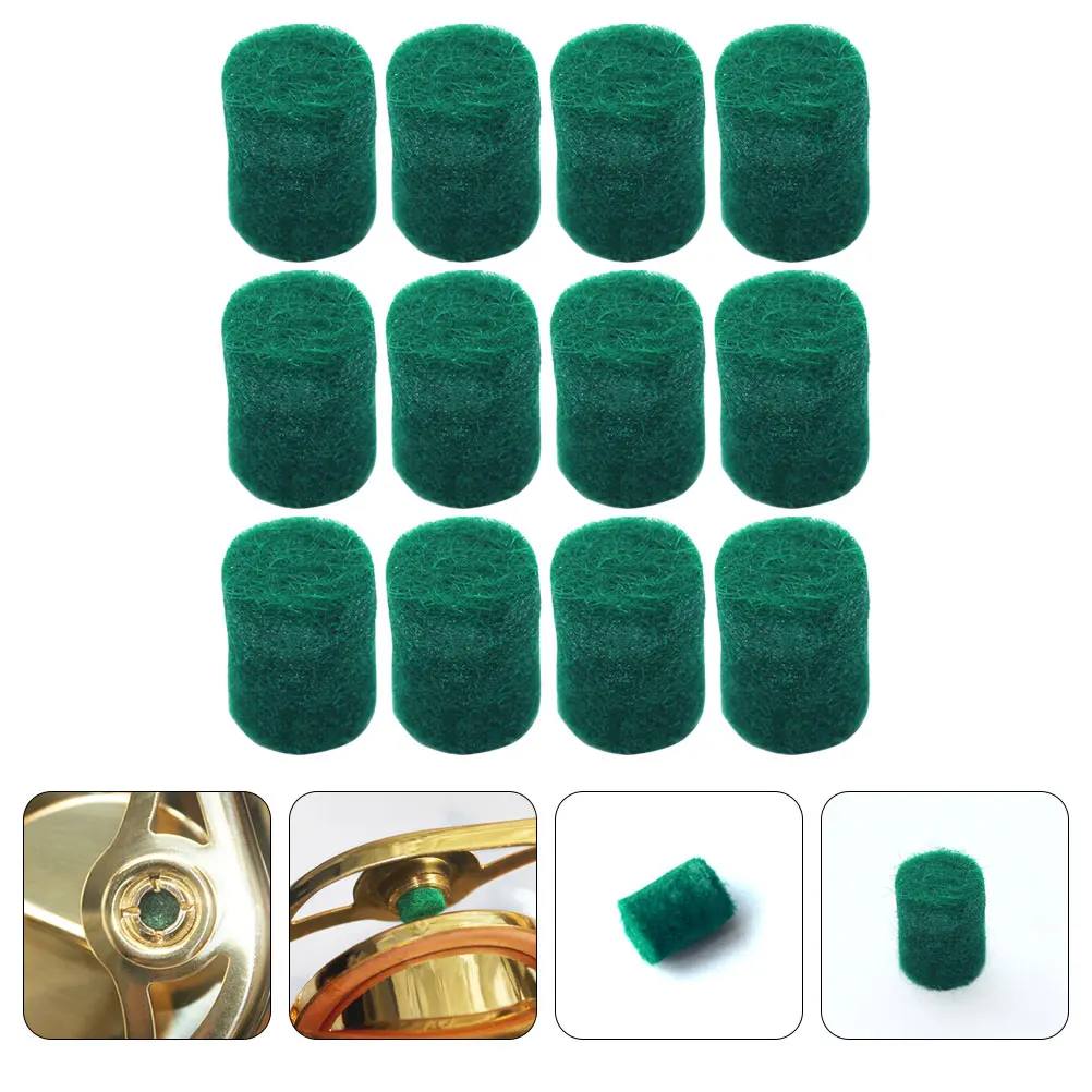

12 Pcs Column Guard Durable Lightweight Saxophone Parts Saxophone Felt Pads Accessories Musical Instrument Supplies