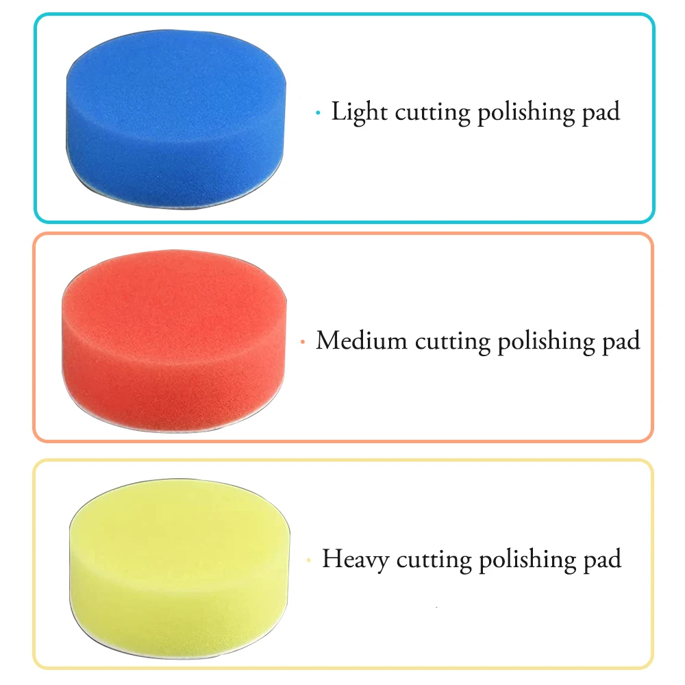 Carro polimento Pad Set, carro cera esponja disco, roda de lã, Paint Care, carro Gadget, 3 \