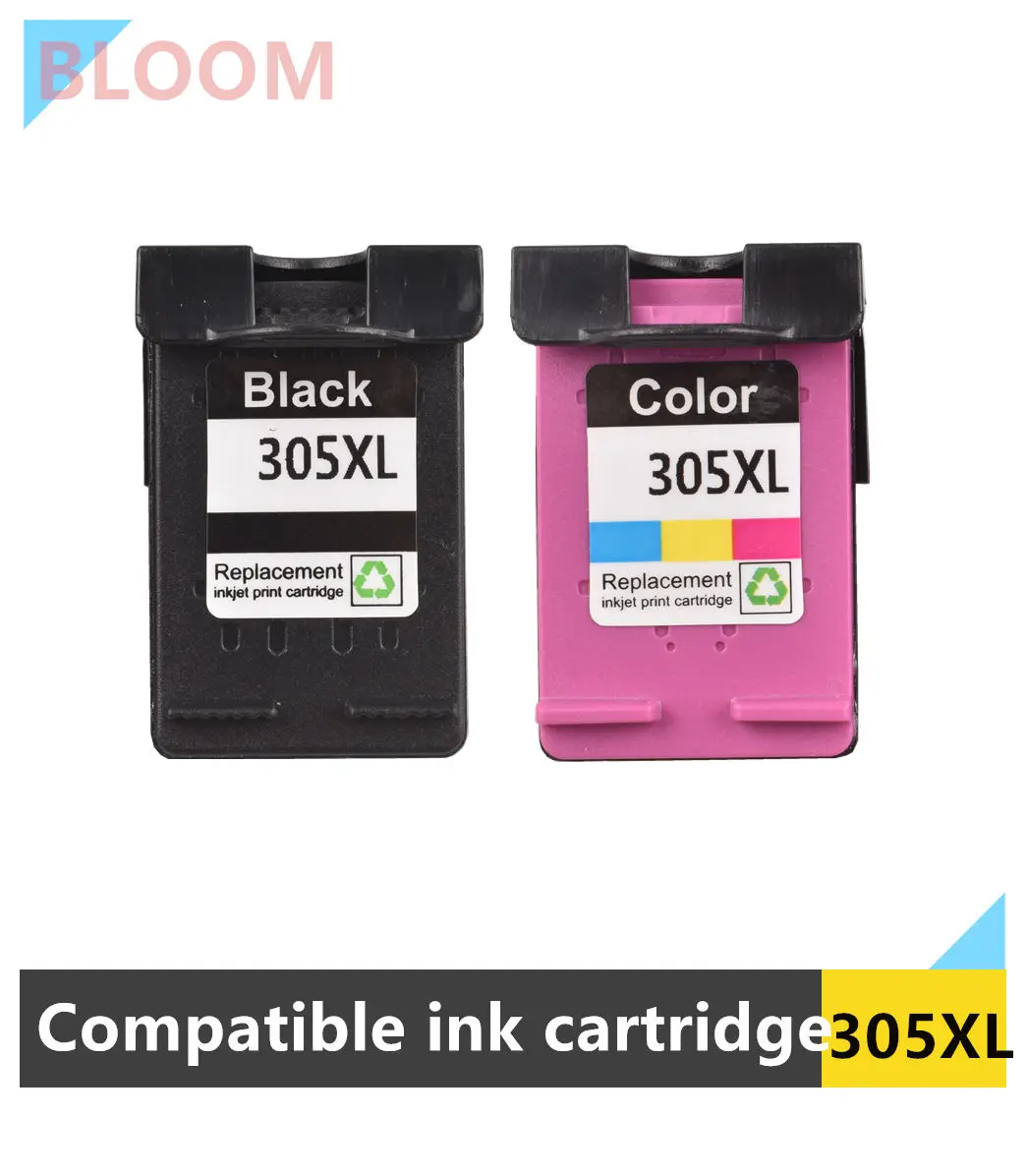 

BLOOM 305 Remanufactured Ink Cartridge For HP 305 XL Ink Cartridges For HP Deskjet Series 2700 Envy Series 4200 6020 6030 6400