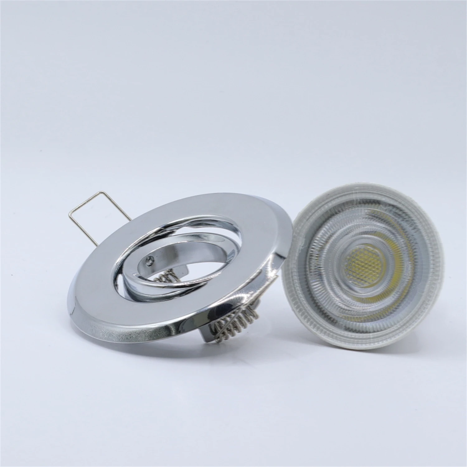 LED Recessed Flush Mount Eyeball Metal Spotlight Ceiling Light LED Downlight Eyeball Light Bulb Down Light Frame