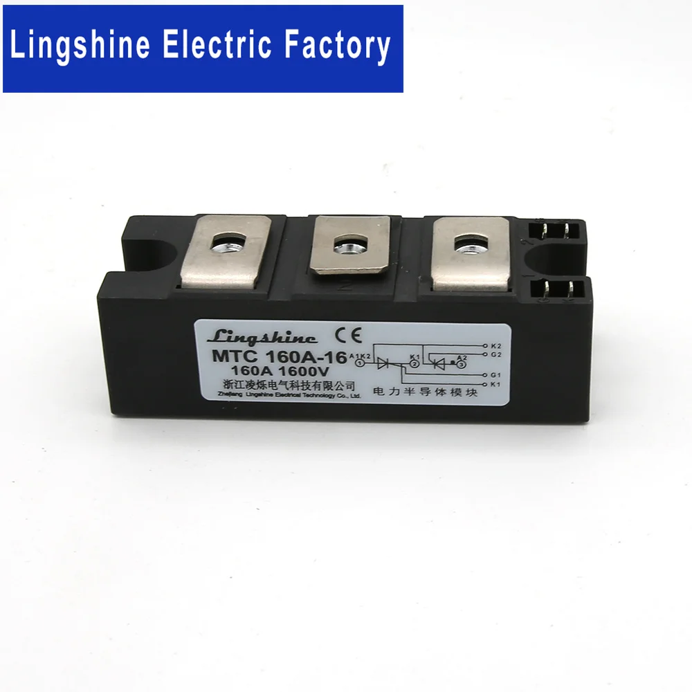 Módulo Universal Power Thyristor, placa base, isolamento usando, substrato, MTC160A, 1600V