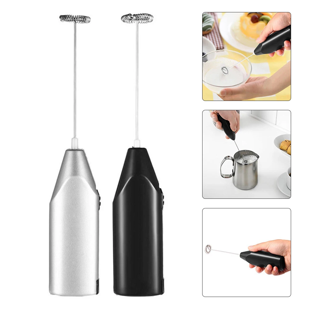 Electric Whisk Durable and Efficient Mini Electric Frother with Quality Stainless Steel & Plastic Material for Home Use