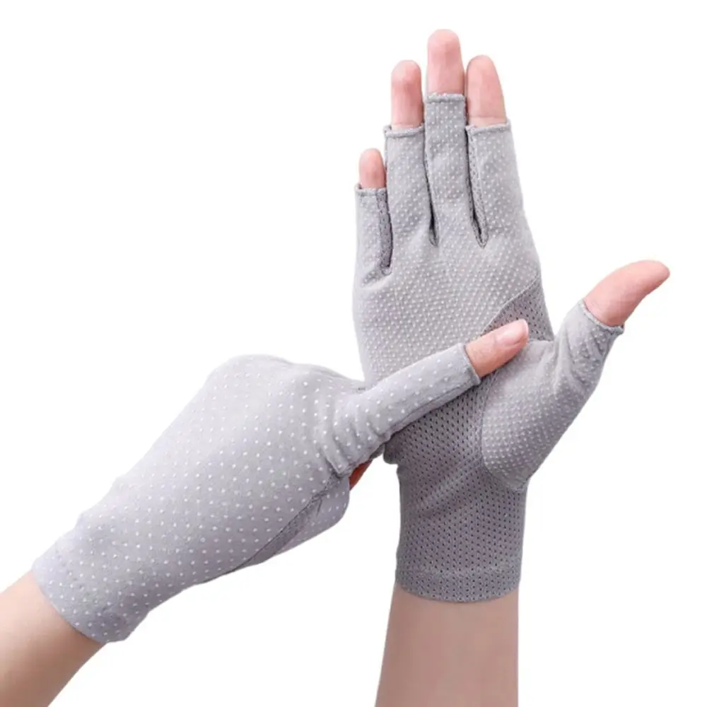 

Fashion Summer Sunscreen Gloves Breathable Thin Sun Protection Gloves Anti-slip UV Protection Anti-UV Mittens Women Girls