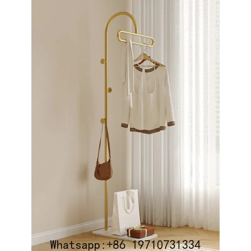 

Light Luxury Household Bedroom Creative Clothes Rack Porch Floor Hanger