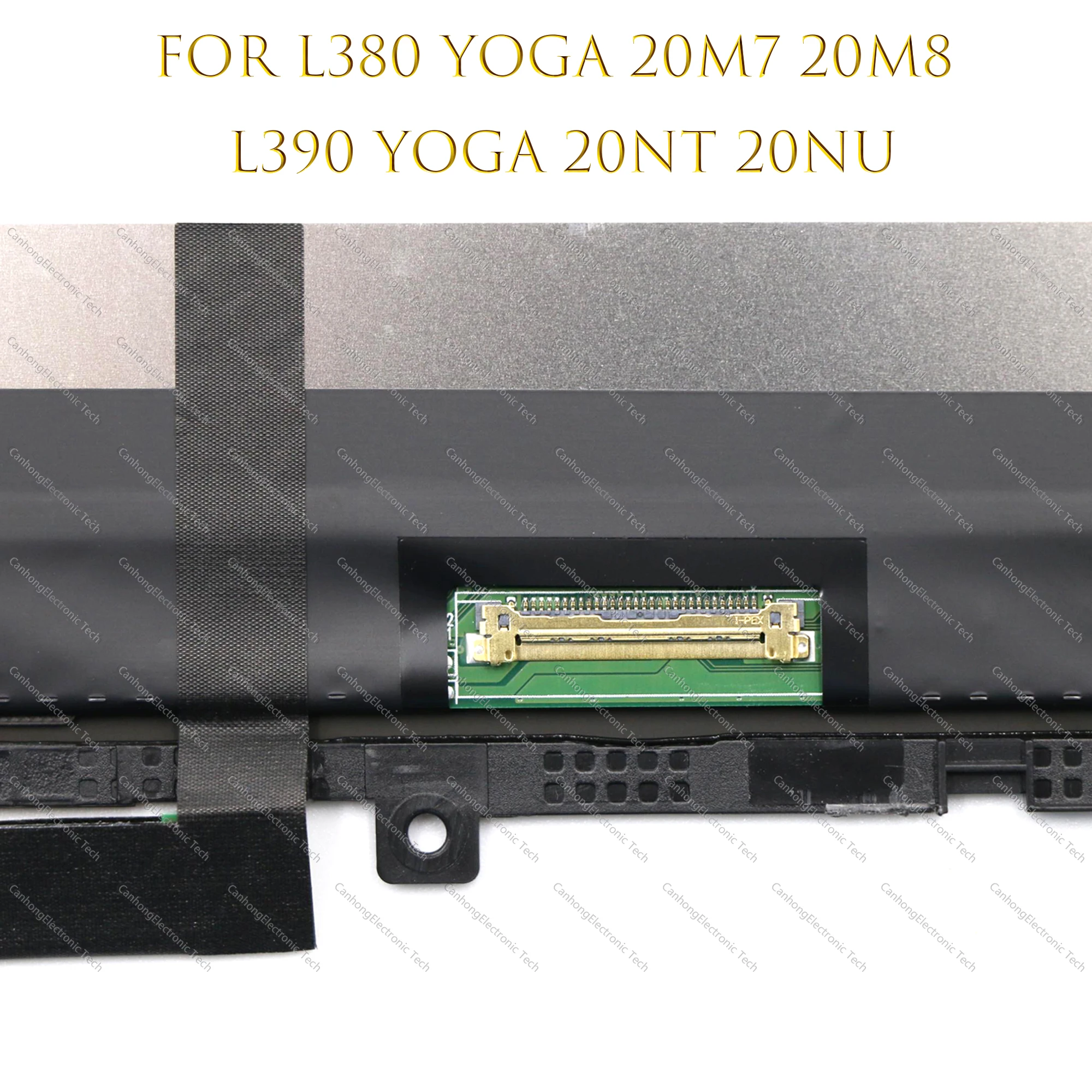 Imagem -06 - para Lenovo Thinkpad L380 Yoga 20m7 20m8 L390 Yoga 20nt 20nu Portátil Lcd Tela de Toque Digitador Assembléia com Quadro 13.3 1080p