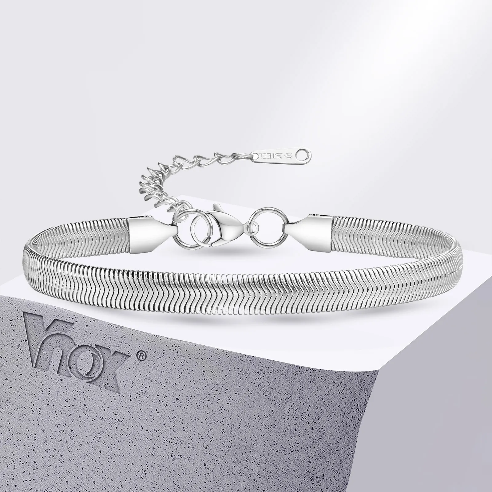 Vnox 6Mm Unisex Fla…