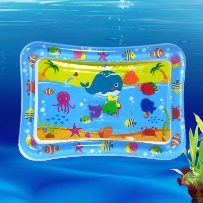 

T8UD Tummy Time Water Mat Shodatable Toy, продвигая подарки для развития для младенцев