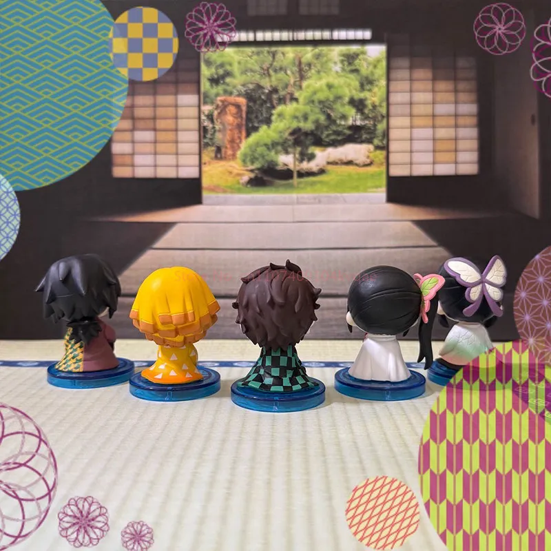 Bandai Original Gashapon Demon Slayer Zenitsu Tomioka Seated Figure Infinity Castle 01 Anime Collectible Toys Ornament Gift