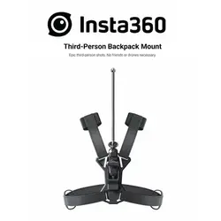 Fhx-69A Carbon Fiber Pole Adjustable Straps Bracket Third-Person Backpack Mount For Insta360 ONE RS X2 R X Accessories