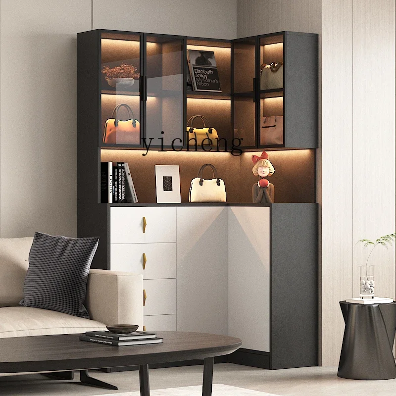 Gz-21 Simple Modern Entrance Entrance Entrance Shoe Cabinet Corner Partition Cabinet Foyer Living Room Locker