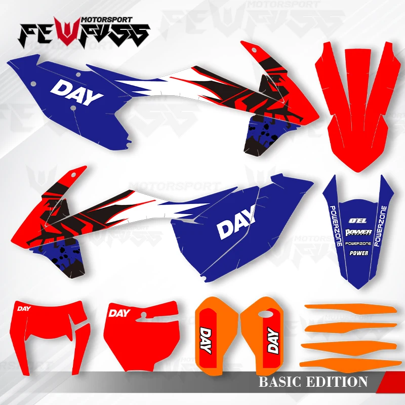 

Fewfuss Graphics Decals Stickers Motorcycle Background Custom For KTM SX SXF XC XCF 2016-2018 EXC EXCF XCW 2017-2019 003