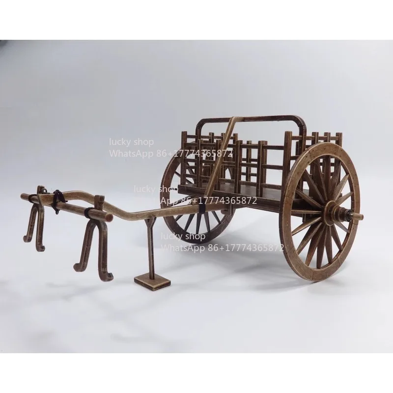 Antique Chinese Ancient Car - Spring and Autumn Chariot/assembly/DIY Kit/parent-child Puzzle/Yong Muxuan/Chu Figurines Model