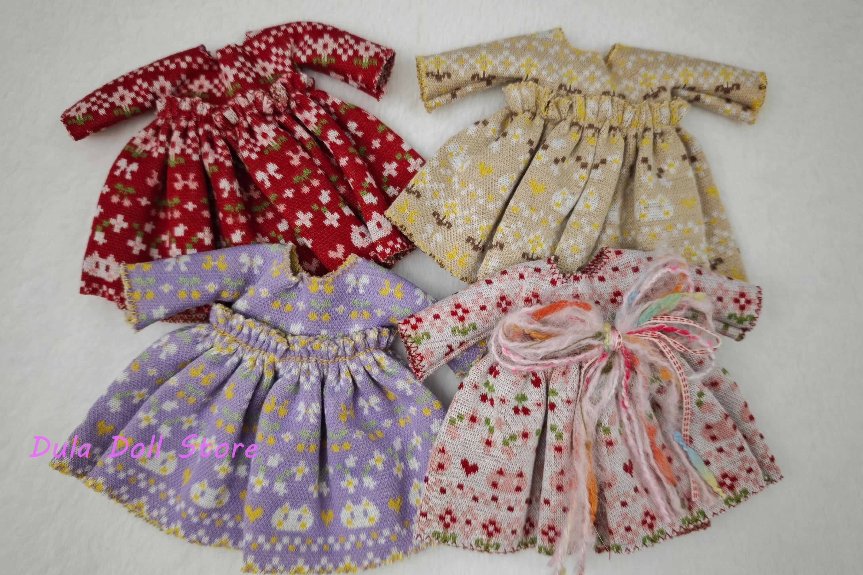 

（New Arrivals）Dula Doll Clothes Dress Simple dress Blythe Qbaby ob24 ob22 Azone Licca ICY JerryB 1/6 Bjd Doll
