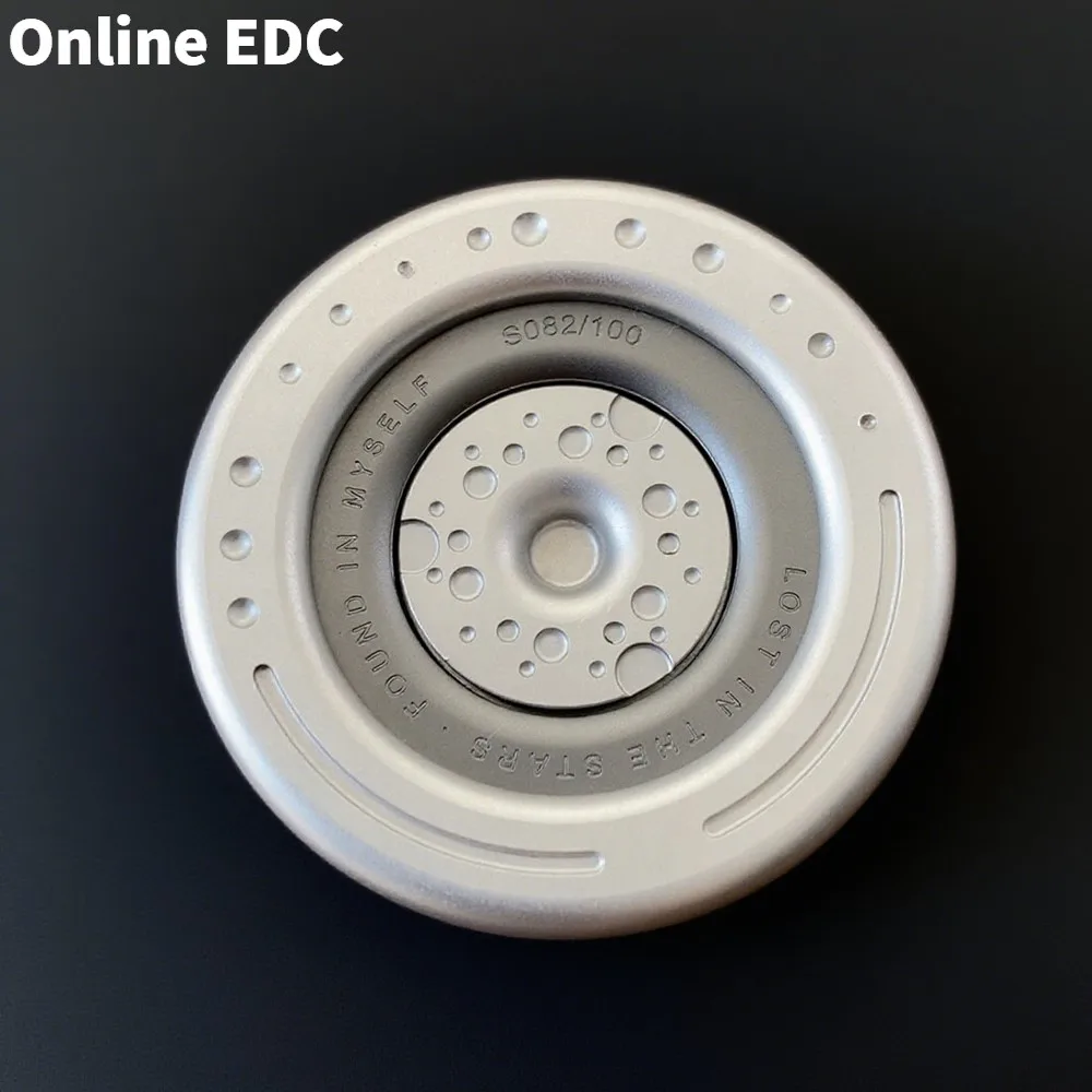EDCトイズTROステンレス鋼ステラリングフィジェットスピナー100個限定DIYフィジェットトイ大人用オフィスデスクアクセサリー