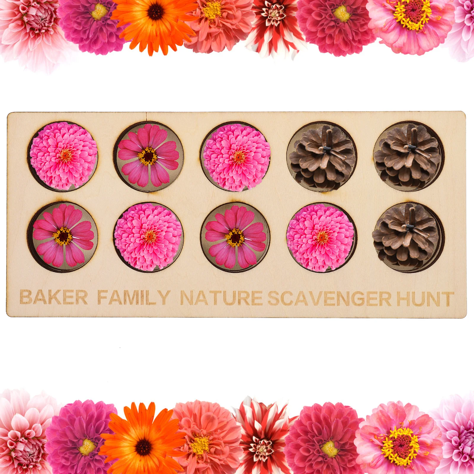 

1pc Exploration Board Outdoor Scavenger Hunt Nature Collecting Plate Field Game Tool for Kids Educational Experiment Outdoor