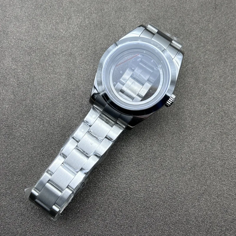 ملحقات معدلة لـ Oyster Perpetual 36/39 مللي متر مجموعة حزام زجاج الياقوت لحركة NH35/36