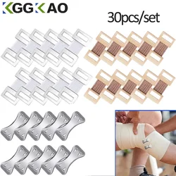 30Pieces Only Elastic Bandage Clips Bandage Wrap Clips Stretch Metal Clasps Replaceable Wrap Fastener Clips for Various Bandages