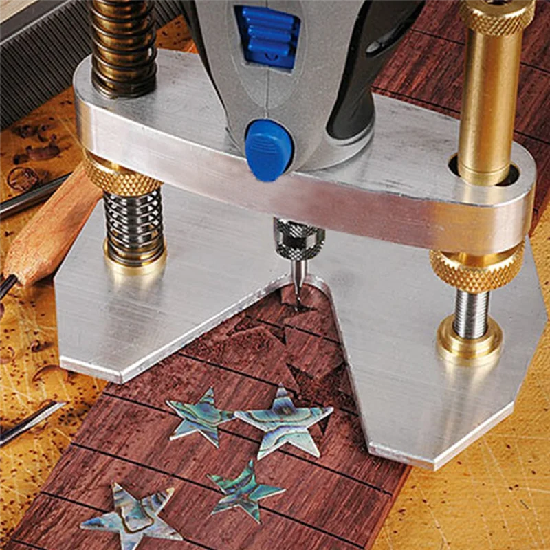 Precision Router Base Sound Hole Circular Hole Tool Guitar Luthier Tool Guitar Sound Hole Tool Milling Base (C)