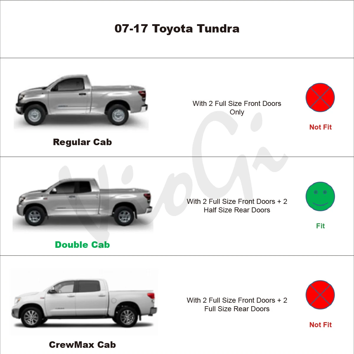 17年式タンドラ ダブル/クルーキャブ用 スモークサンレインガード ベントウィンドウバイザー 4個