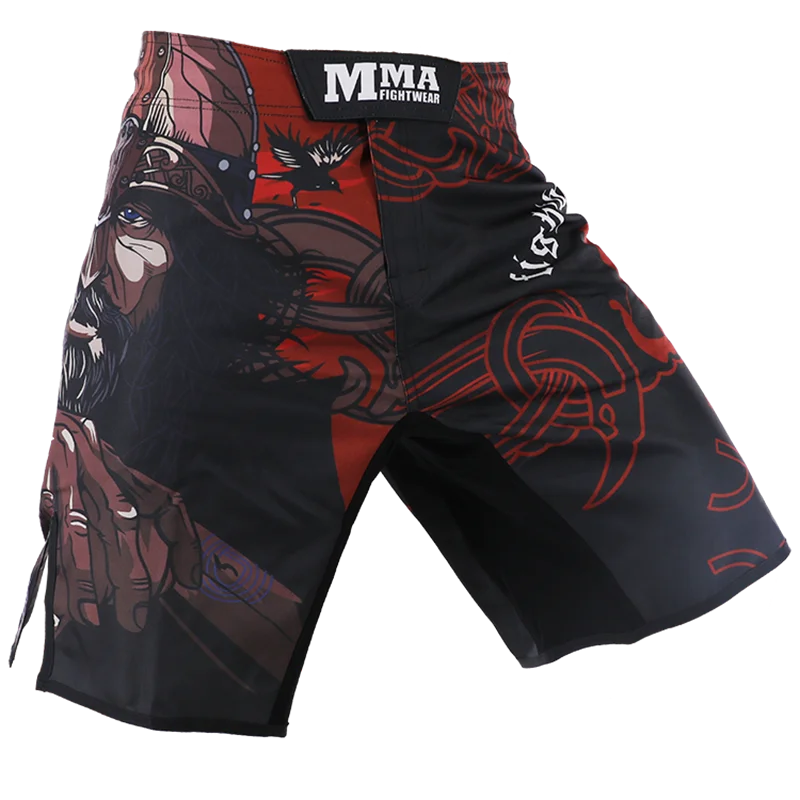 Breathable Fitness Training Shorts for Men, Muay Thai Shorts, Boxing Pants, Kickboxing, Sanda Boxing, Quick Dry