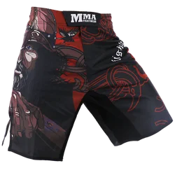 Breathable Fitness Training Shorts for Men, Muay Thai Shorts, Boxing Pants, Kickboxing, Sanda Boxing, Quick Dry