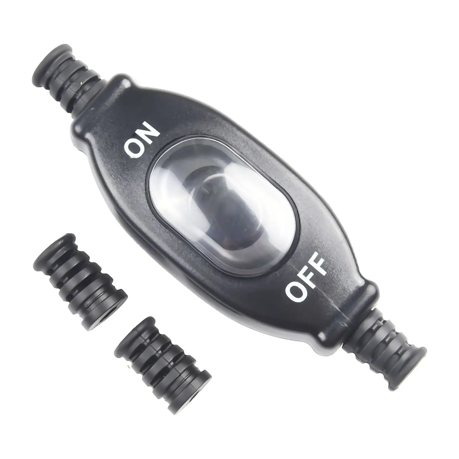 Inline Waterproof Switch for Lamps and Appliances IP65 Dustproof Reliable Design for Outdoor and Bathroom Use 250V 3A