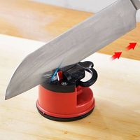 Hot Sale Tungsten Steel Knife Sharpener, Suction Pad Design,Full body Polished,Excellent Quality kitchen sharpening tool